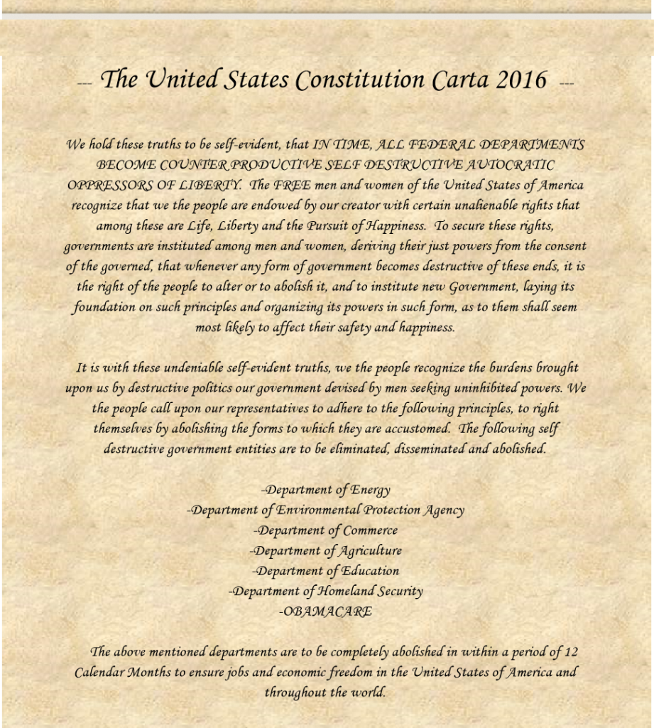The Constitution Carta