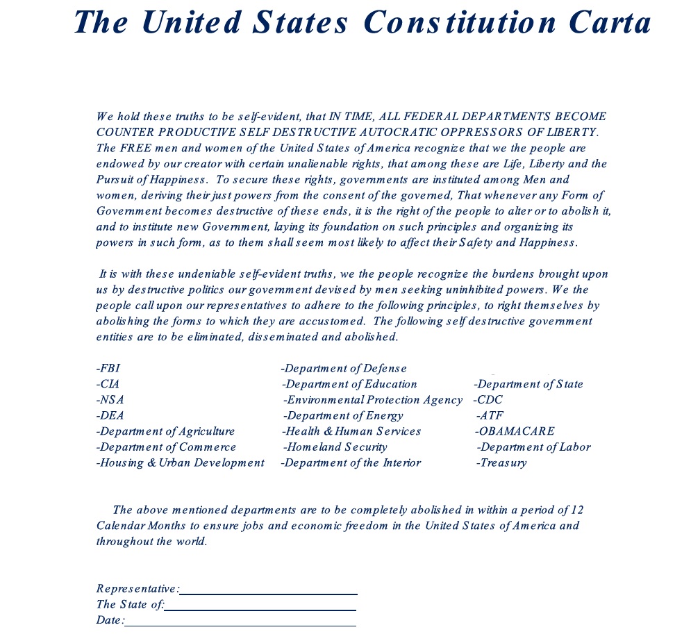 The Constitution Carta